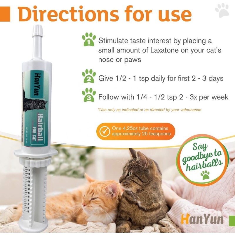 Pet Hairball Remedy Manufacturer - OEM ODM Cats Hairball Remedy Gel Paste Reduce Eliminate Hairball