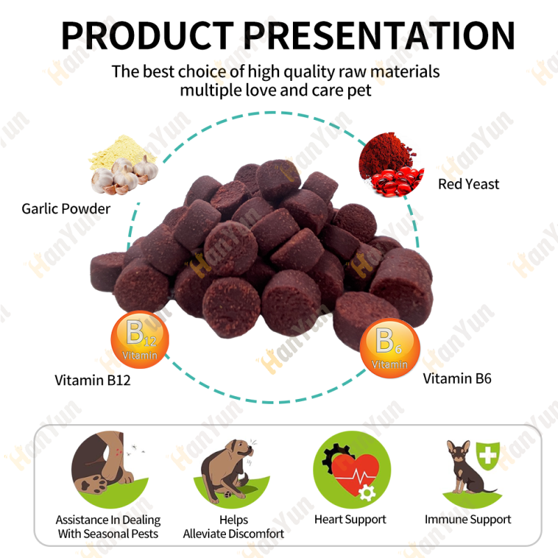 Pet Flea Defense Manufacturer - Wholesale OEM ODM Anti Flea Tick Soft Chews Itchy Skin Coat