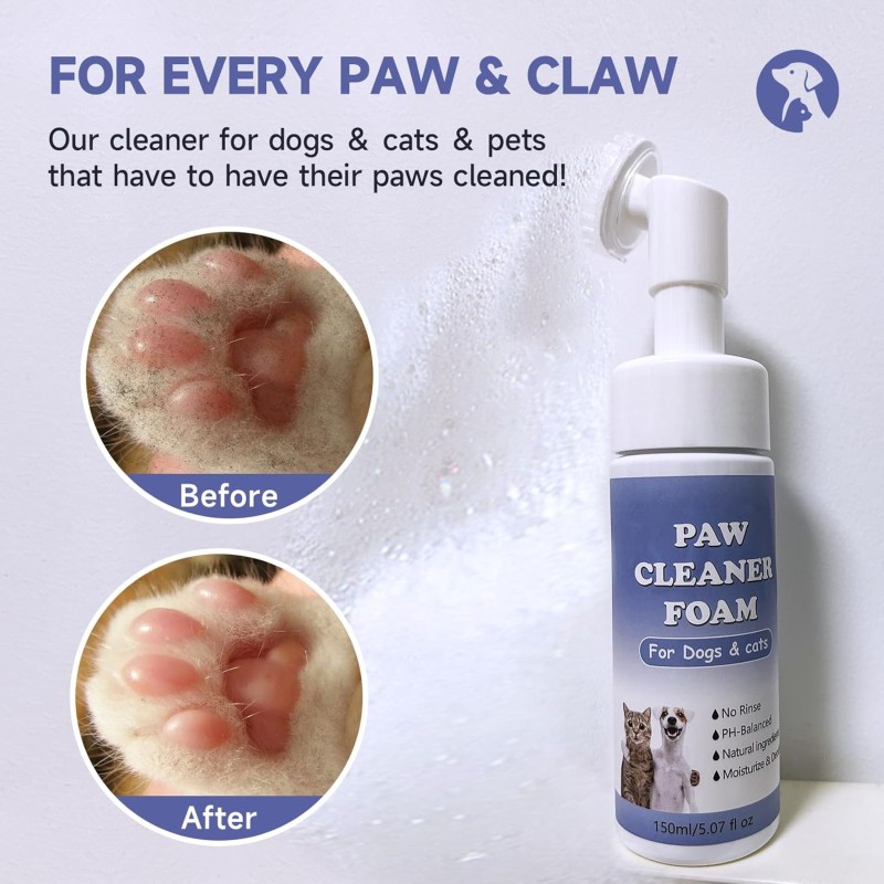 Pet Paw Cleaner Factory - OEM ODM Custom Wholesale Price Paw Cleaner Foam Anti Bacteria Moisture