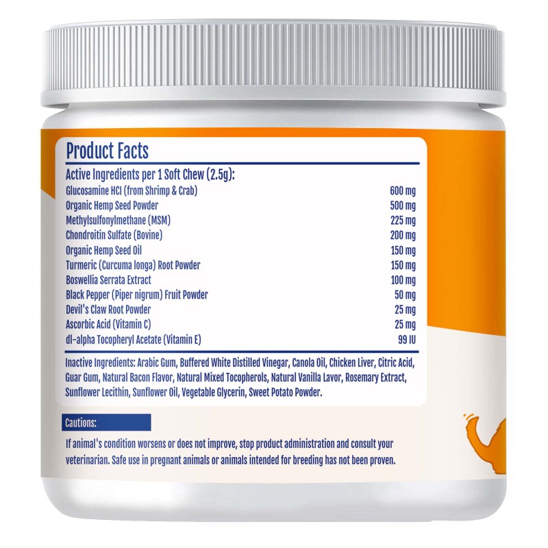 Pet Nutrition Supplement Factory - Private Label Natural Organic Chondroitin Hip Joint Soft Chews