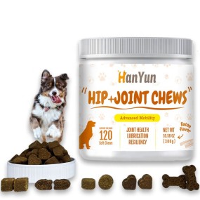 Pet Functional Supplement Manufacturer - Private Label Hip Joint Soft Chew Relief Pain Mobility