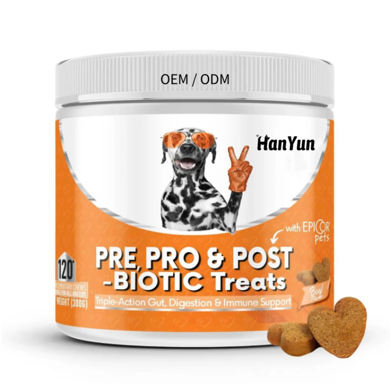 Pet Probiotic Chews Manufacturer - OEM Pre Probiotics Soft Chews Digestive Health Itchy Relief