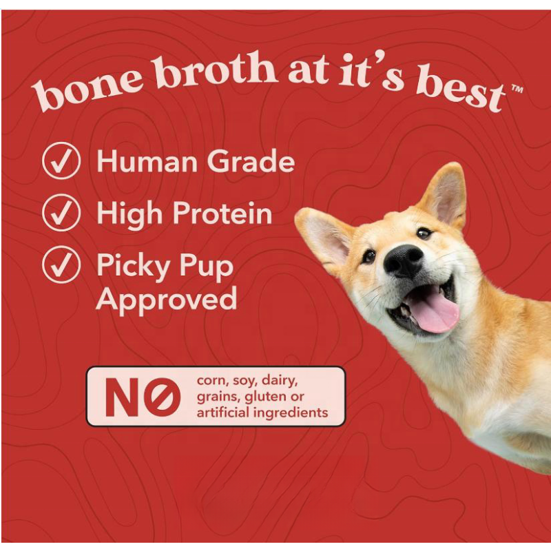 Pet Bone Broth Supplier - OEM ODM Beef Bone Broth High Protein Collagen Enhanced Mushroom