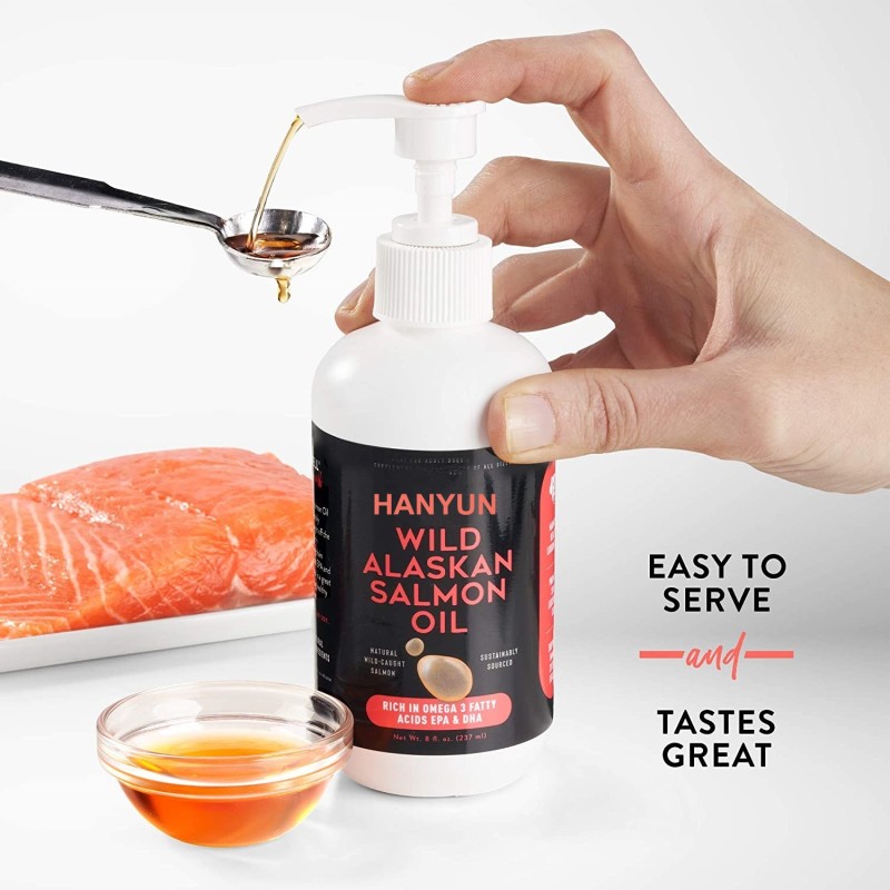 Pet Salmon Oil Supplier - 100% Pure Wild Alaskan Salmon Oil 16oz Liquid Supports Coat Joints