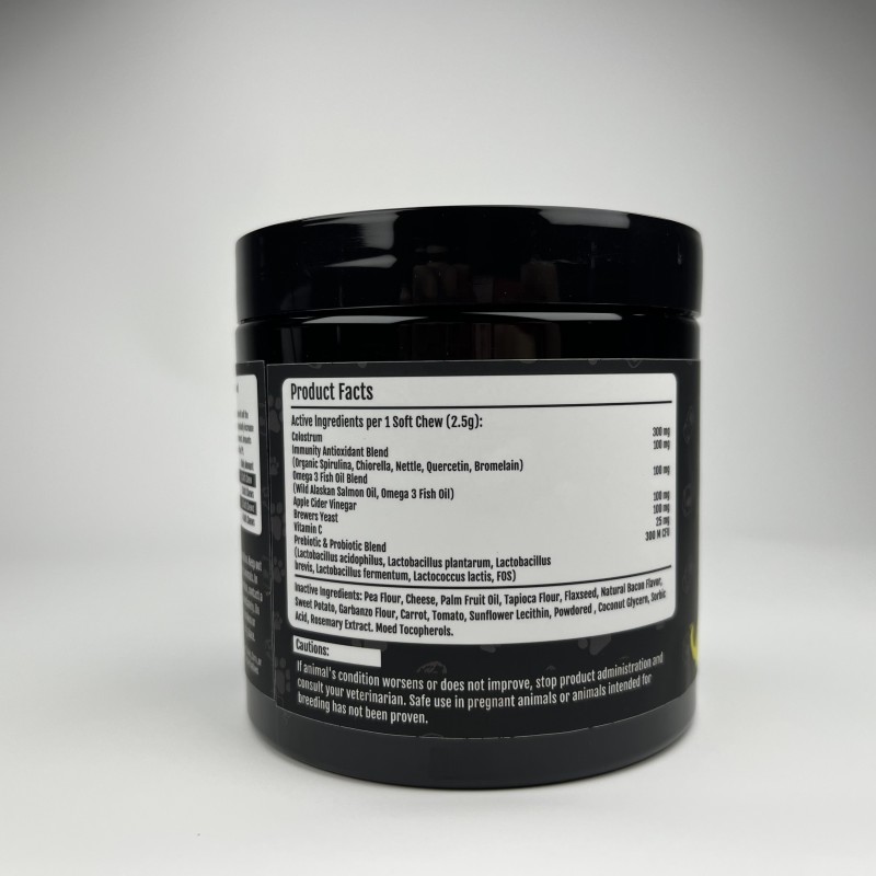 Pet Allergy Relief Manufacturer - Dog Allergy Relief Immunity Chews Omega-3 Salmon Probiotics