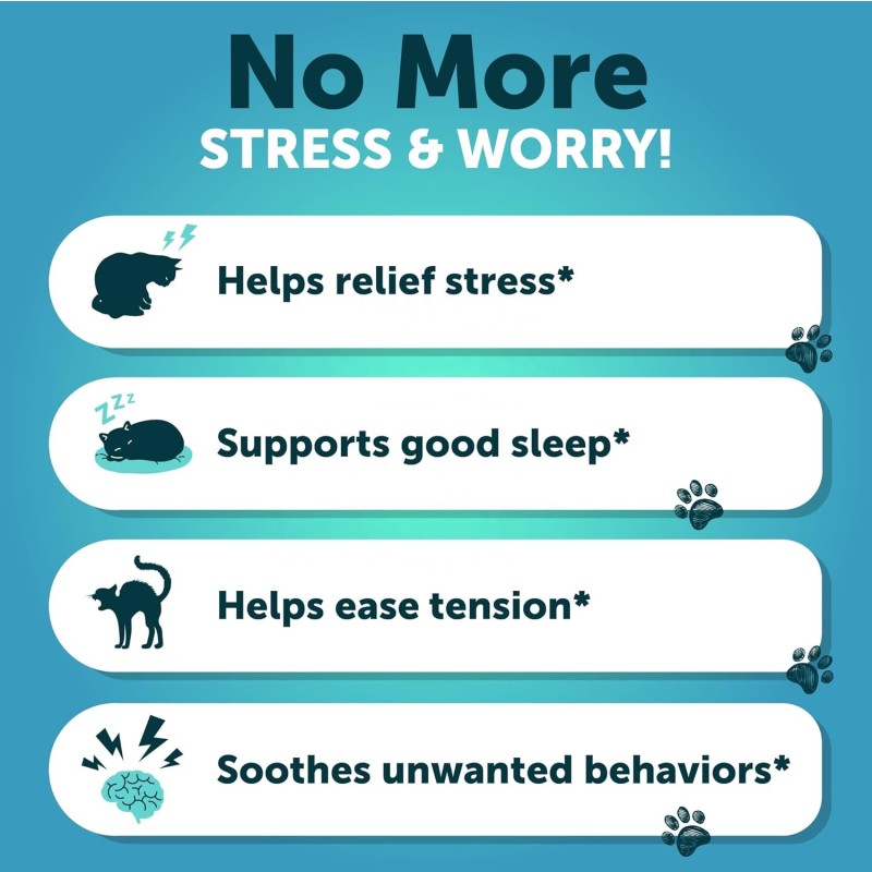 Pet Calming Chews Manufacturer - Calming Chews for Cats Reduce Stress Anxiety Relief Behavioral