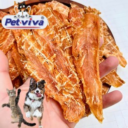 Dog Treats Supplier - Custom Low Fat Chicken Breast Jerky Dental Chews