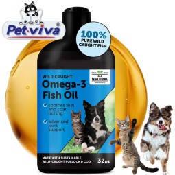 Pet Fish Oil Factory - Custom Wild Alaskan Omega 3 Skin Coat Joint