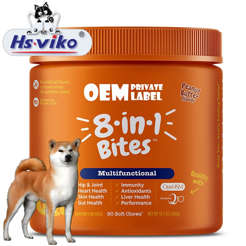 Pet Supplements Factory - OEM Multivitamin Probiotics Soft Chews
