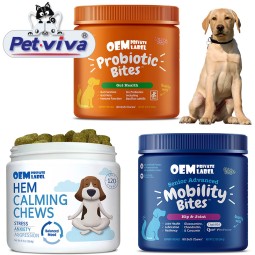 Pet Supplement Manufacturer - OEM Hip Joint Calming Multivitamin Chews