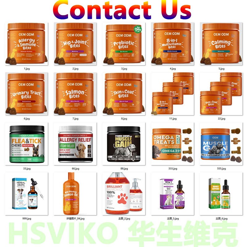 Dog Supplement Factory - Custom Allergy Anxiety Relief Hip Joint