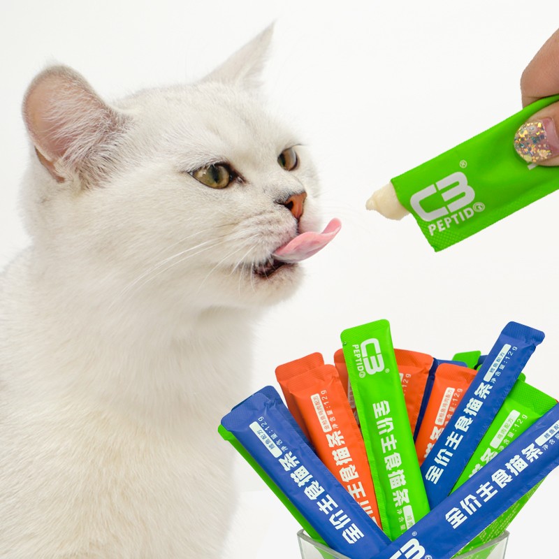 Pet Food Manufacturer - Peptido 12g Full Price Staple Food Cat Strips Tuna Chicken