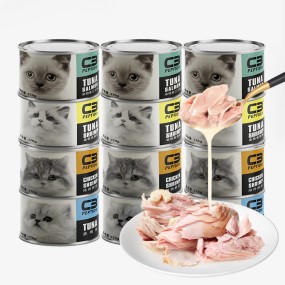 Pet Canned Food Manufacturer - Competitive Price Peptido 170g Tuna Cat Canned Cat Snacks