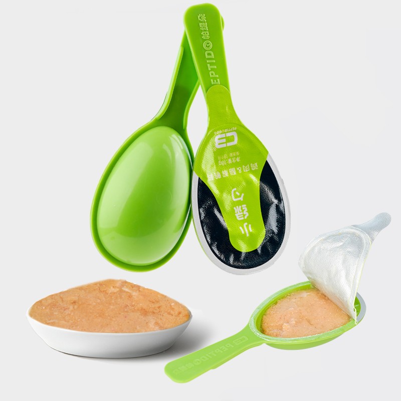 Pet Snacks Manufacturer - Best-Selling China Manufacture Peptido 180g Little Green Spoon Cat Snack