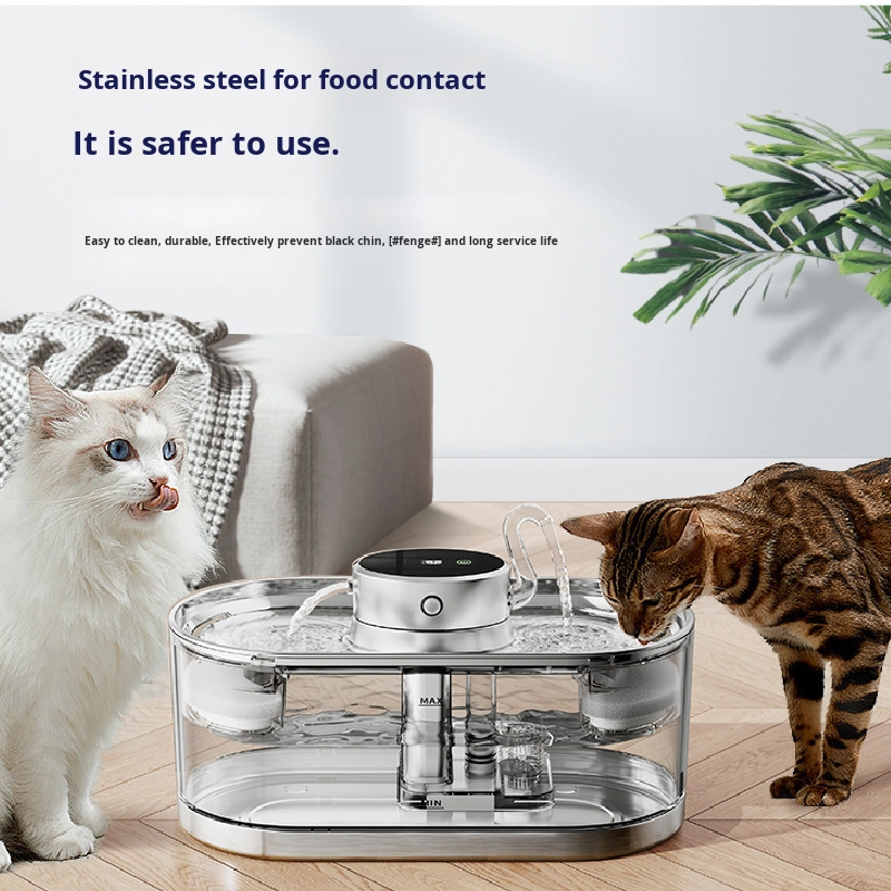 Pet Water Dispenser Manufacturer - OEM Large Capacity Stainless Steel