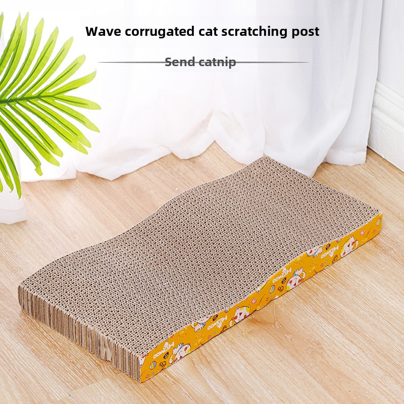 Cat Scratching Board Manufacturer - OEM Corrugated Paper Wave Pattern