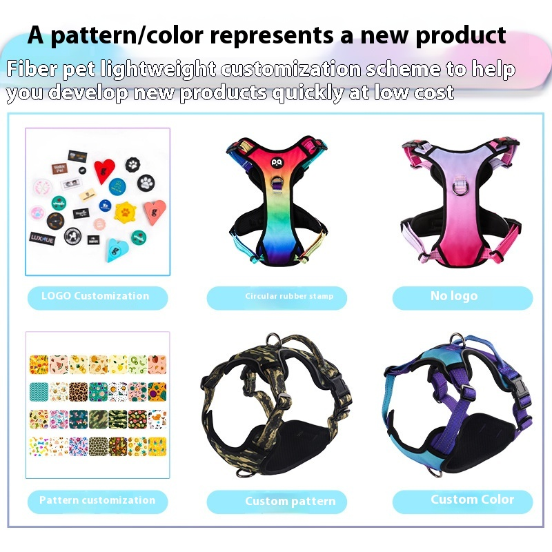 Pet Harness Factory - Custom Reflective Nylon Chest Back Leash