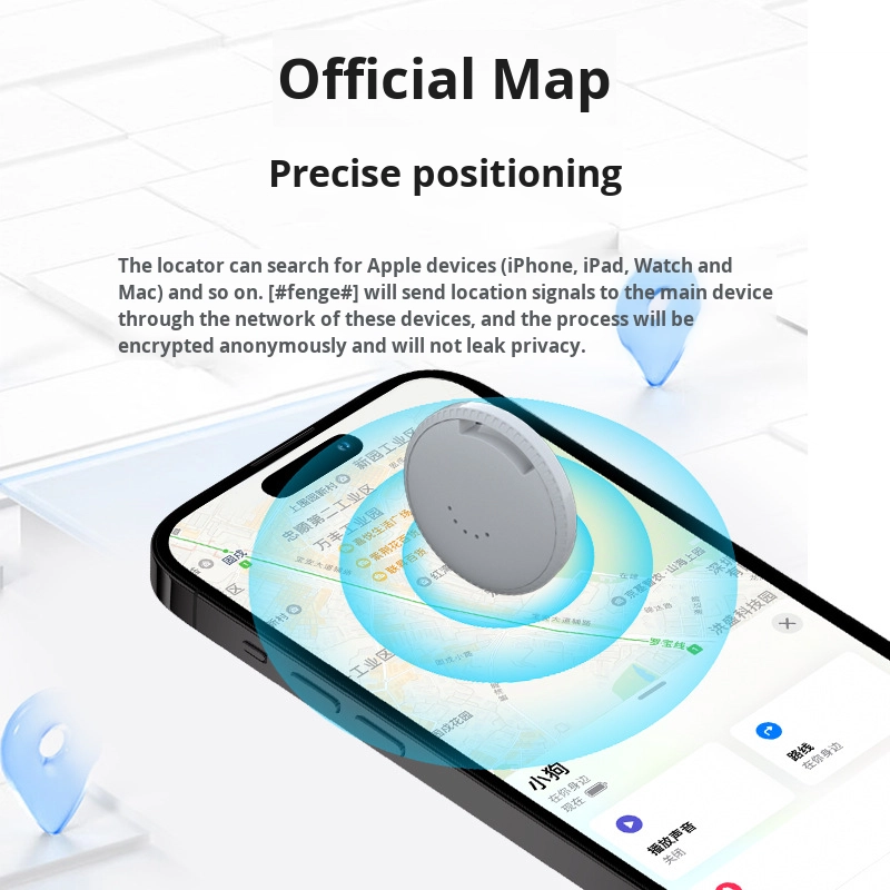 Pet Tracker Supplier - Custom GPS Anti-lost BLE 5.0 Smart Tag