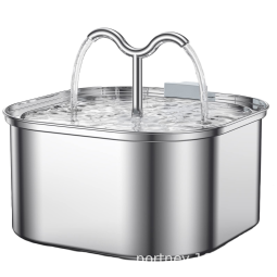 Pet Water Dispenser Supplier - OEM 3.2L Stainless Steel Fountain