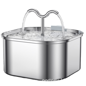 Pet Water Dispenser Supplier - OEM 3.2L Stainless Steel Fountain