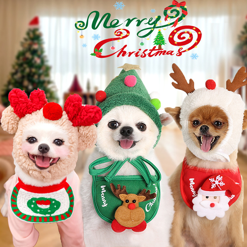 Pet Apparel Supplier - OEM Autumn Winter Bibs Hats Accessories