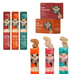 Cat Treats Stick Manufacturer - OEM Creamy Cartoning Packaging Snack