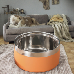 Dog Bowl Supplier - OEM Custom Logo Stainless Steel Non-Slip Bowl