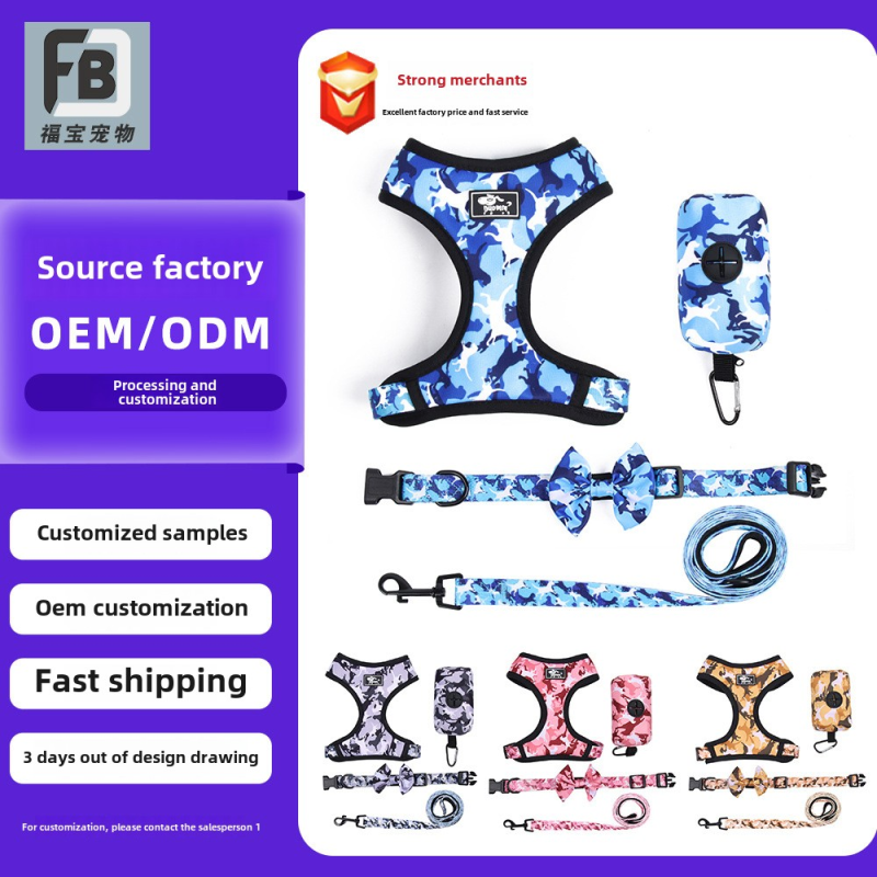 Dog Harness Suit Manufacturer - Custom Polyester Reflective Vest Rope