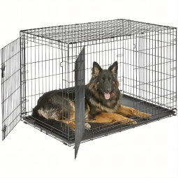 Pet Cage Factory - OEM Large Double-Door Foldable Metal Cage