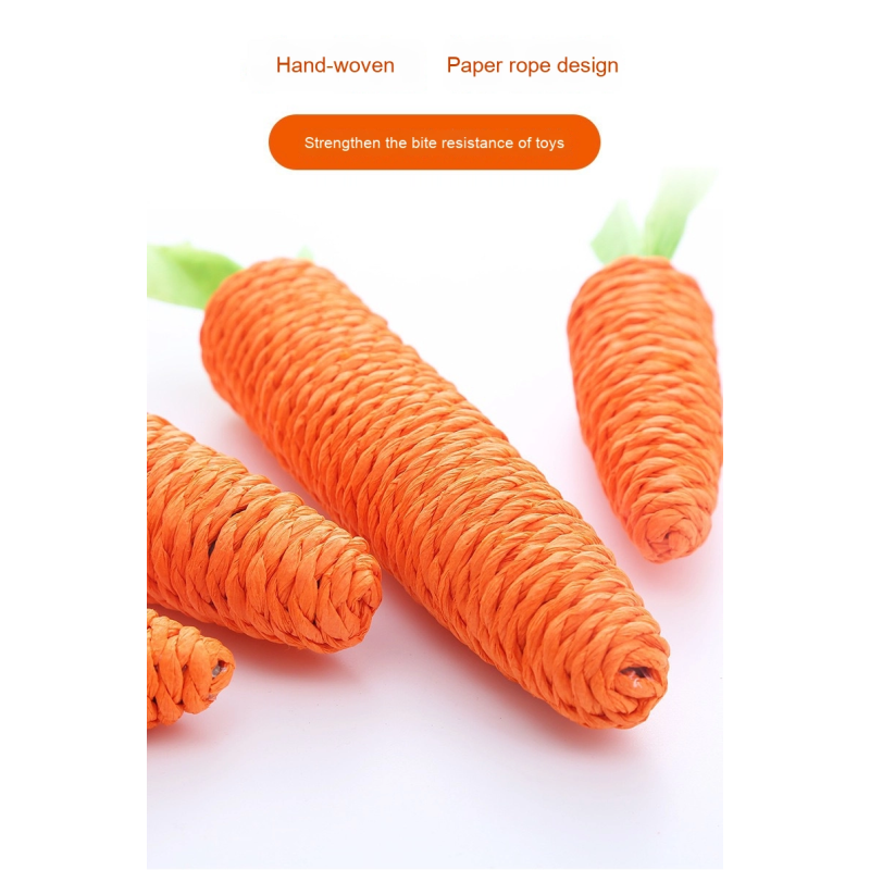 Pet Cat Toy Supplier - OEM Eco-Friendly Carrot Squeak Interactive