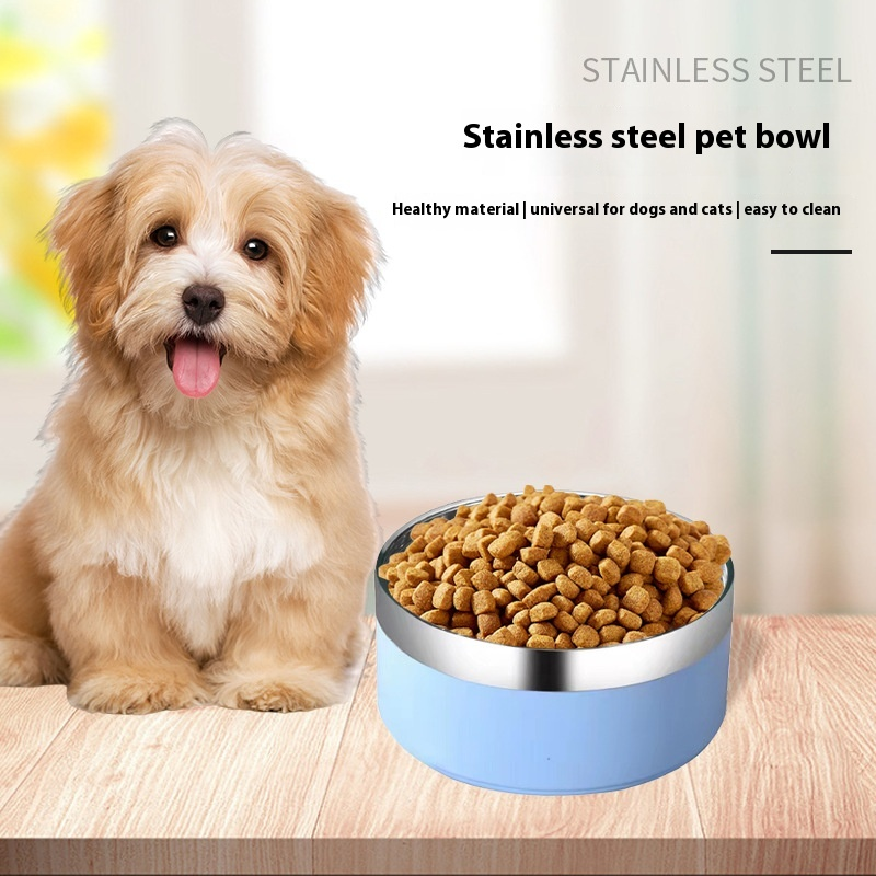 Stainless Steel Pet Bowl Manufacturer - OEM Double Layer Outdoor Travel Bowl