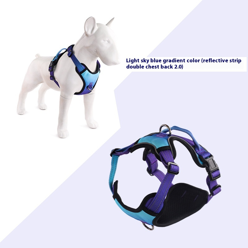 Pet Harness Factory - Custom Reflective Nylon Chest Back Leash