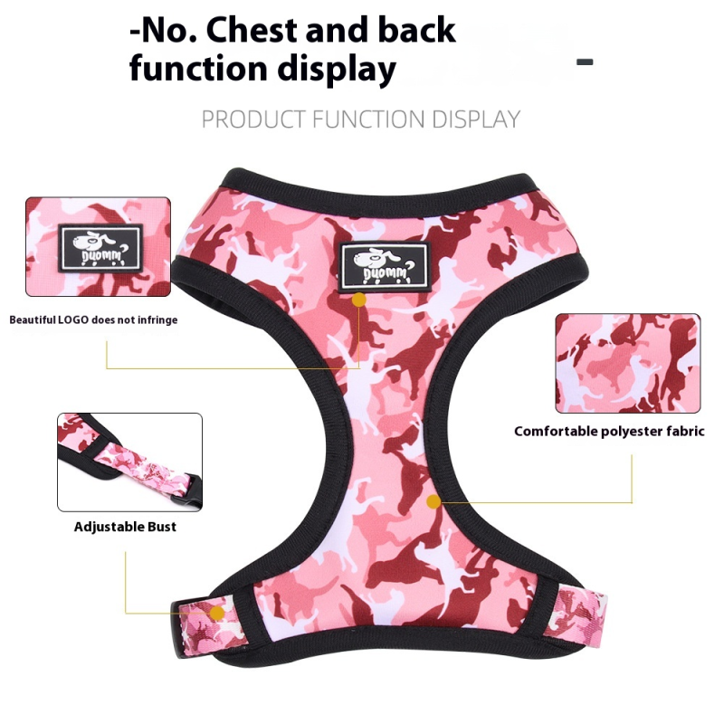 Dog Harness Suit Manufacturer - Custom Polyester Reflective Vest Rope