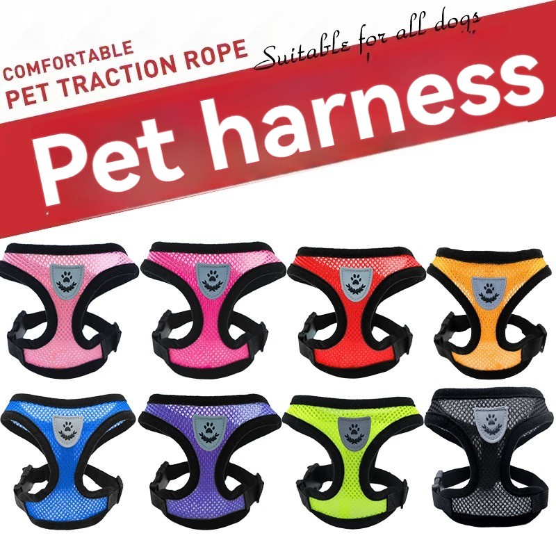 Pet Dog Harness Supplier - Custom Luxury Breathable Reflective Vest
