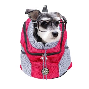 Pet Backpack Supplier - Custom Fashion Breathable Hiking Saddle Bag