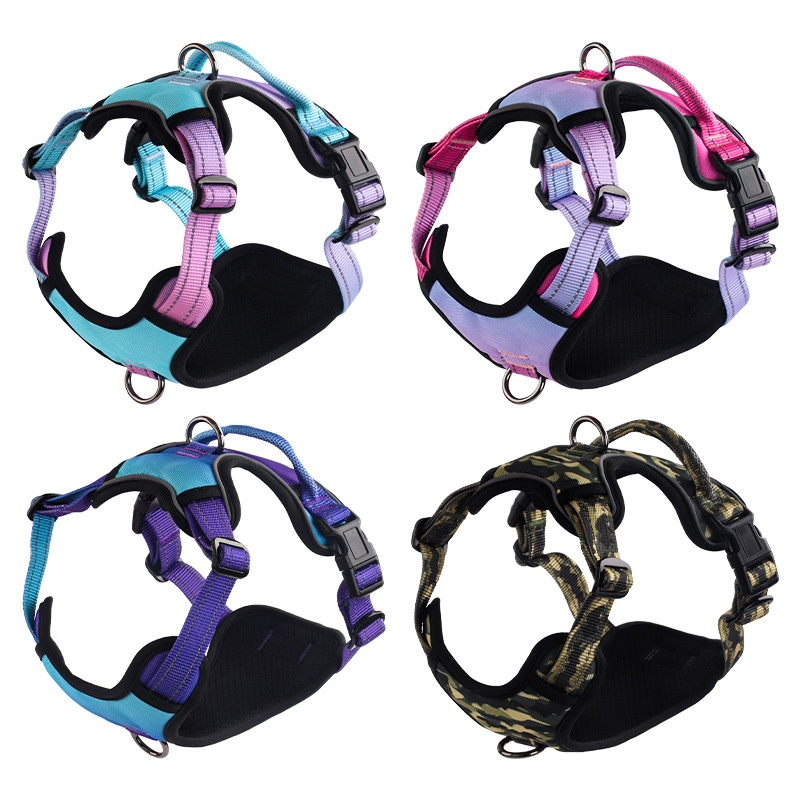 Pet Harness Factory - Custom Reflective Nylon Chest Back Leash