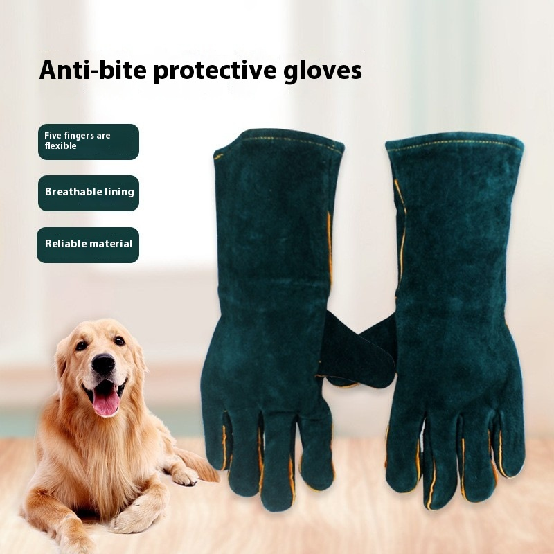 Pet Training Gloves Manufacturer - Custom Cowhide Waterproof Agility
