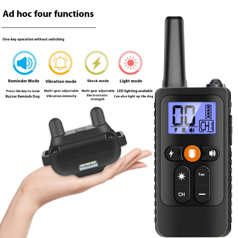 Bark Control Device Factory - Custom LED Vibration Electric Shock