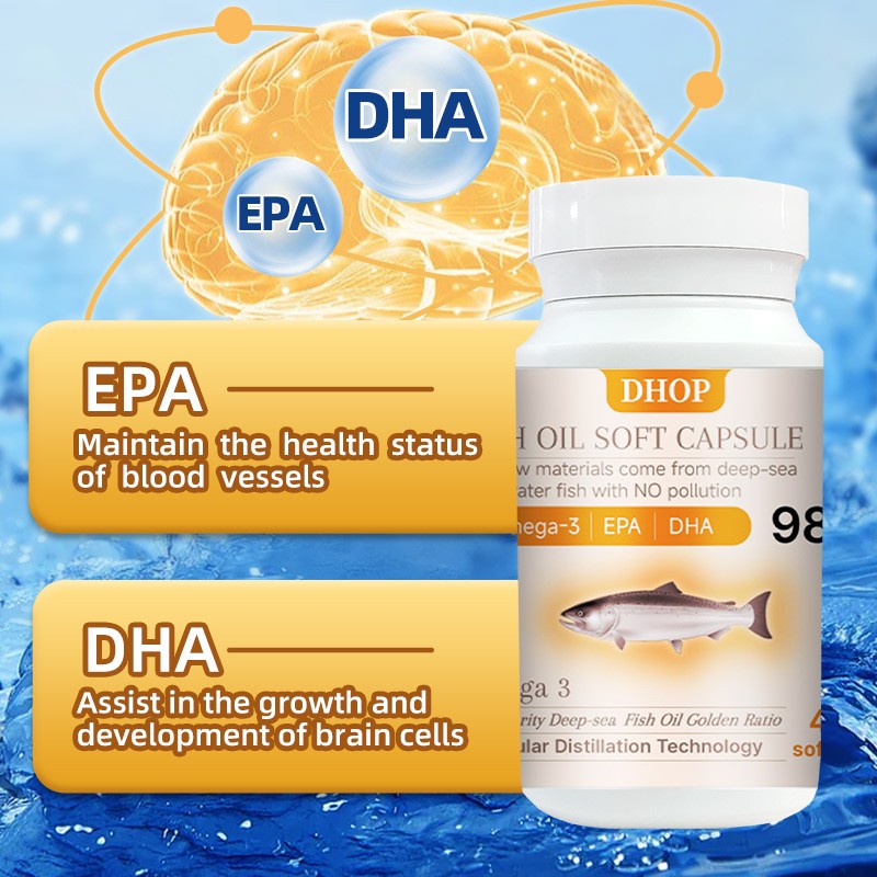 Omega-3 Fish Oil Softgels Factory - High-Potency EPA DHA Heart Brain Support
