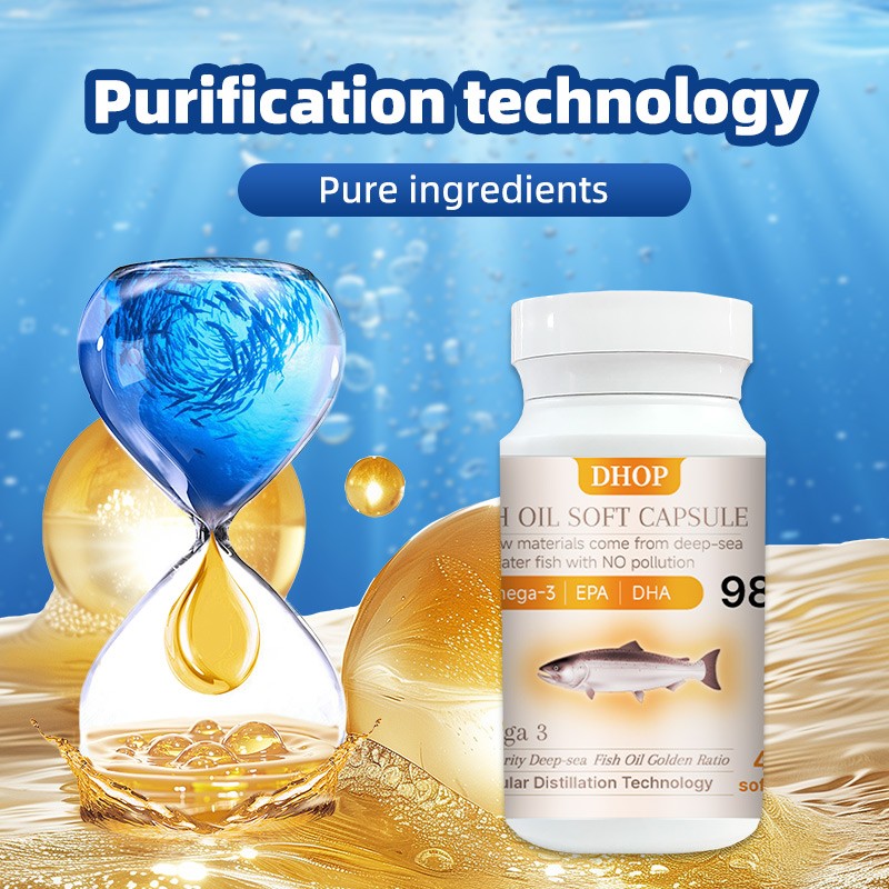 Omega-3 Fish Oil Softgels Factory - High-Potency EPA DHA Heart Brain Support