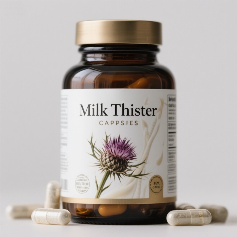 Milk Thistle Capsules Factory - OEM Custom Antioxidant Detox Aid