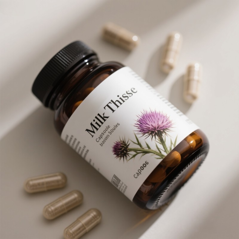 Milk Thistle Capsules Factory - OEM Custom Antioxidant Detox Aid