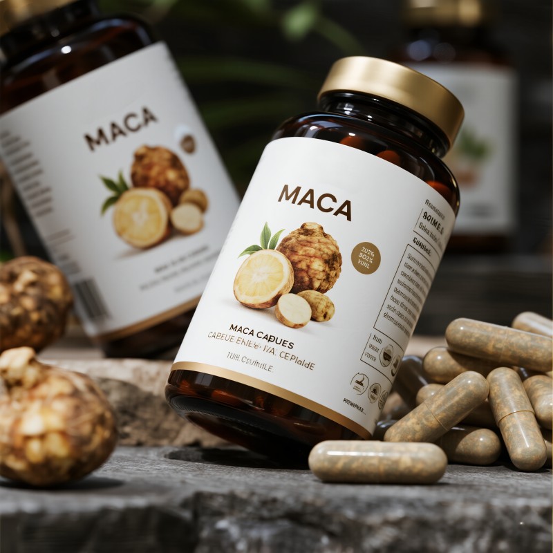 Maca Root Capsules Factory - OEM Custom Energy Stamina Hormonal Balance
