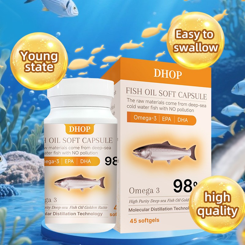 Omega-3 Fish Oil Softgels Factory - High-Potency EPA DHA Heart Brain Support