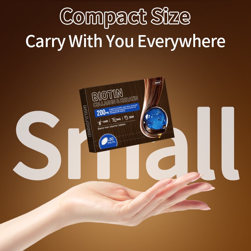 Hair Growth Supplement Factory - OEM Keratin Biotin Collagen Tablets