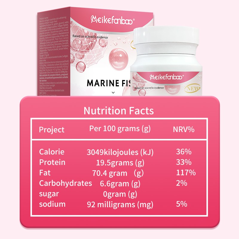 Marine Collagen Softgels Factory - OEM Custom Beauty Supplement Capsule