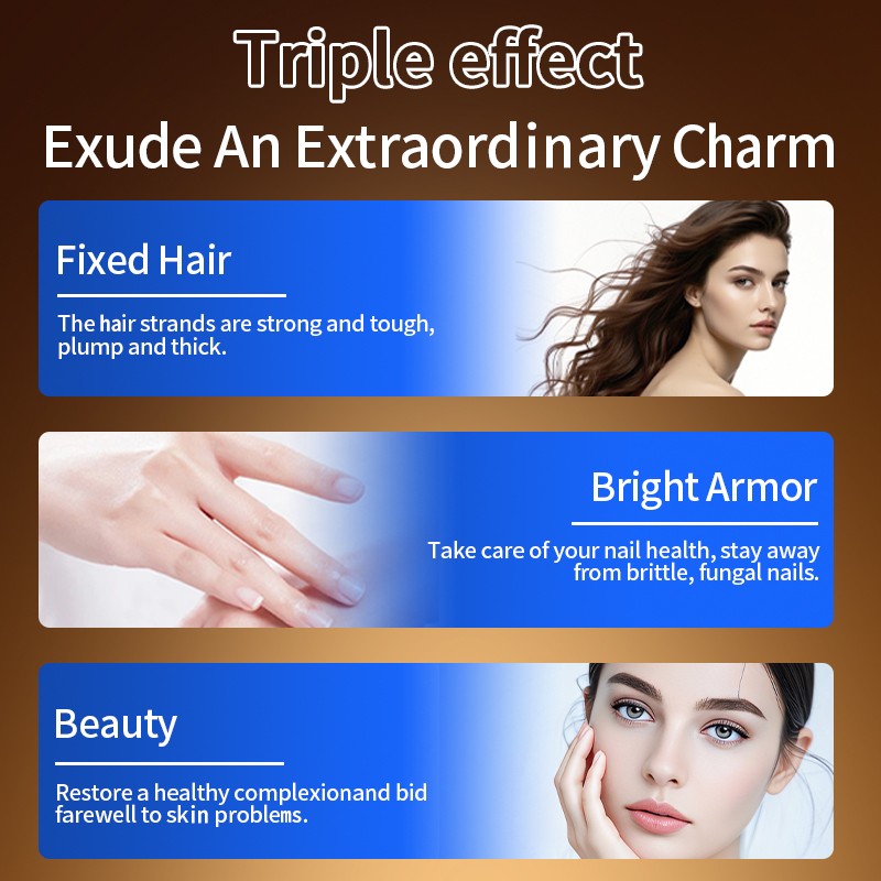 Hair Growth Supplement Factory - OEM Keratin Biotin Collagen Tablets