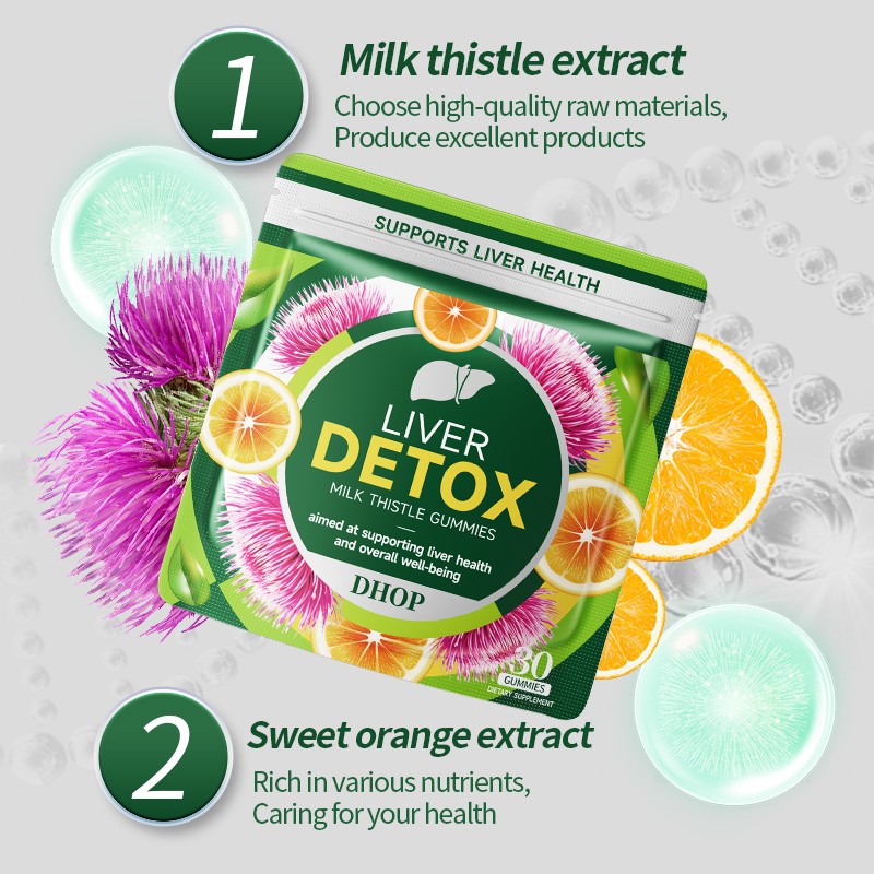 Milk Thistle Gummies Factory - OEM Custom Liver Detox Supplement