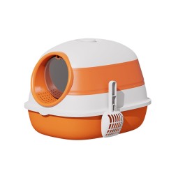 Cat Litter Box Factory - 2025 Fully Enclosed Anti-Splash Cat Toilet High PP Plastic Foldable Litter Box