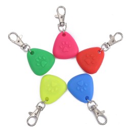 Pet Collar Supplier - Pets Silicone Triangle Pendant Luminous Night Dog Walking Anti-Lost Light